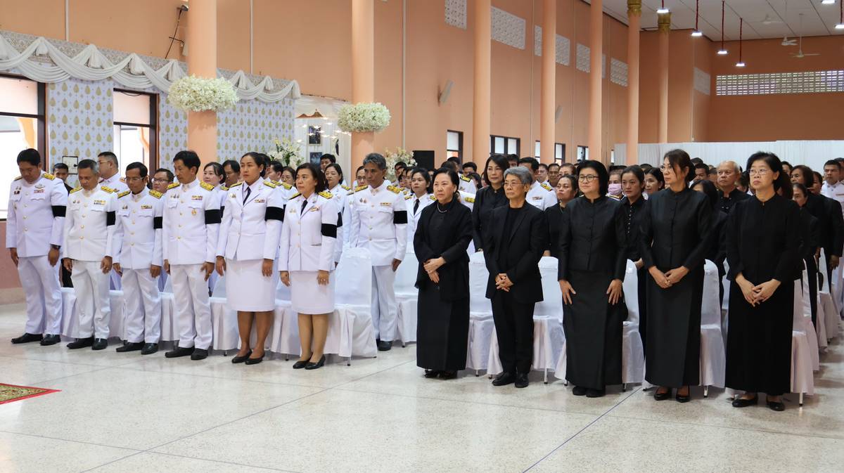 title - ส.ป.ก.ระนอง ร่วมพิธีบำเพ็ญกุศลปัญญาสมวาร 50 วัน เพื่ออุทิศถวายเป็นพระราชกุศล สมเด็จพระนางเจ้าสิริกิติ์ พระบรมราชินีนาถ พระบรมราชชนนีพันปีหลวง